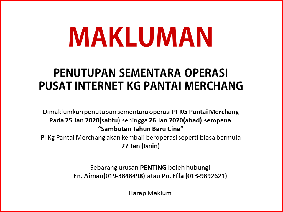 penutupan tahun baru cina